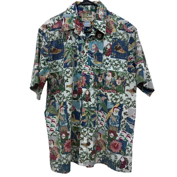 Reyn spooner christmas limited issue hawaiian traditional short sleeve button do